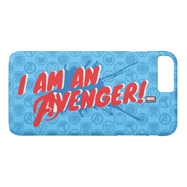 Avengers Classics | "I Am An Avenger" Graphic Case-Mate iPhone Case (Back (Horizontal))