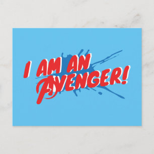 Avengers Classics   "I Am An Avenger" Graphic Postcard