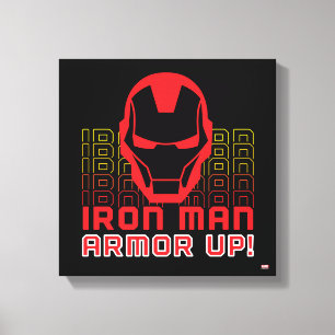 Avengers Classics Iron Man "Armour Up" Art Canvas Print
