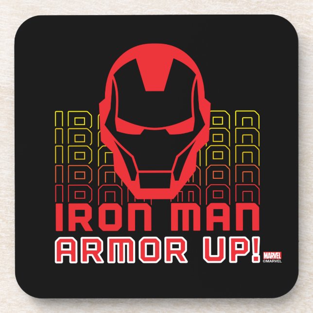 Avengers Classics | Iron Man "Armour Up" Art Coaster (Front)