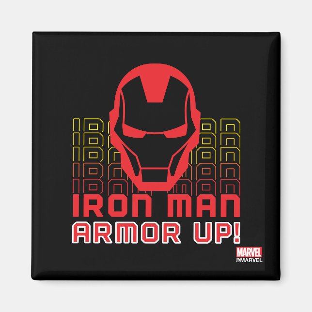 Avengers Classics | Iron Man "Armour Up" Art Magnet (Front)