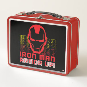 Avengers Classics Iron Man "Armour Up" Art Metal Lunch Box