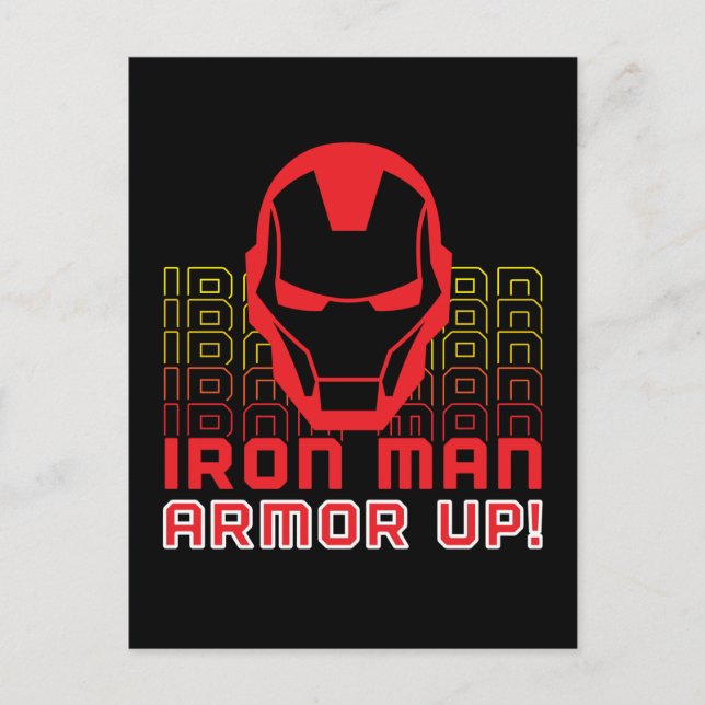 Avengers Classics | Iron Man "Armour Up" Art Postcard (Front)