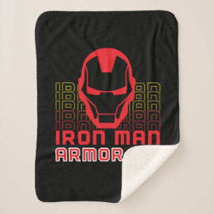 Avengers Classics   Iron Man "Armour Up" Art Sherpa Blanket