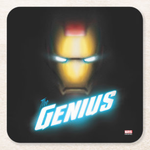Avengers Classics   Iron Man Bold Graphic Square Paper Coaster
