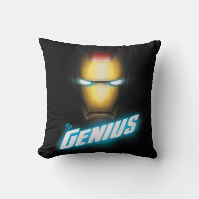Avengers Classics | Iron Man Bold Graphic Throw Pillow (Front)