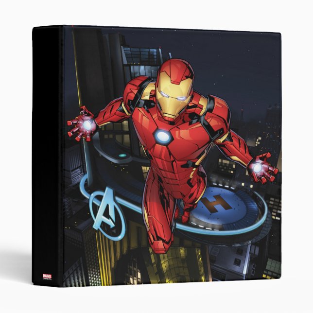 Avengers Classics | Iron Man Flying Forward Binder (Front/Spine)
