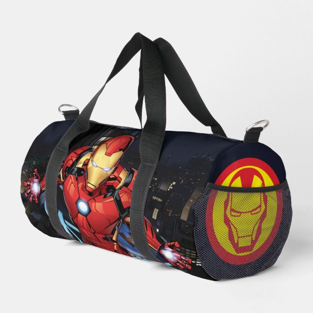 Avengers Classics | Iron Man Flying Forward Duffle Bag (Right Corner)