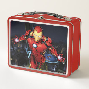 Avengers Classics   Iron Man Flying Forward Metal Lunch Box