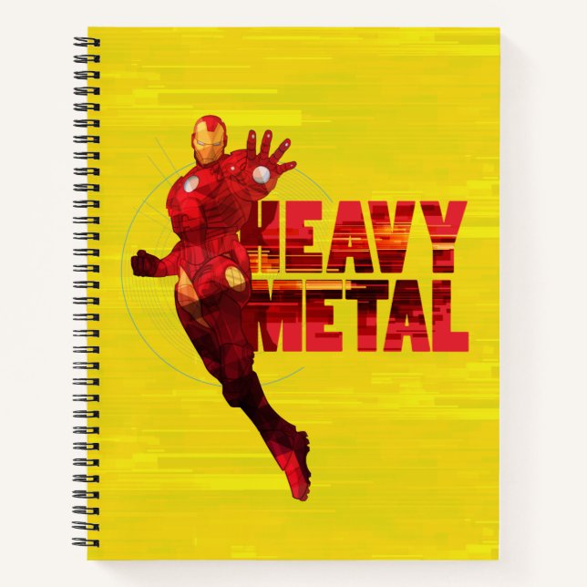 Avengers Classics | Iron Man "Heavy Metal" Notebook (Front)