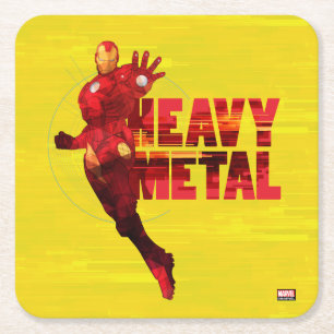 Avengers Classics   Iron Man "Heavy Metal" Square Paper Coaster