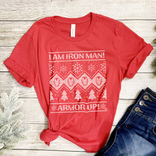 Avengers Classics Iron Man Holiday Knit Graphic T-Shirt
