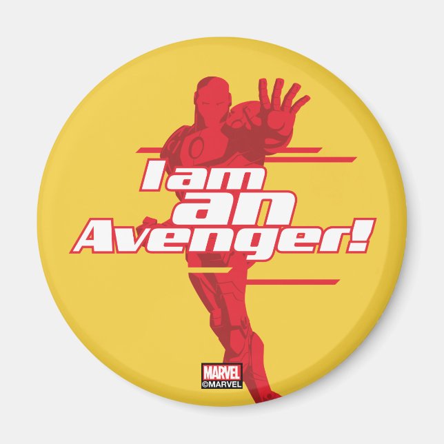 Avengers Classics | Iron Man "I Am" Graphic Magnet (Front)