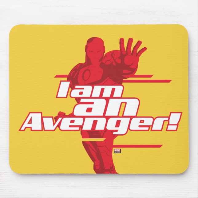 Avengers Classics | Iron Man "I Am" Graphic Mouse Pad (Front)