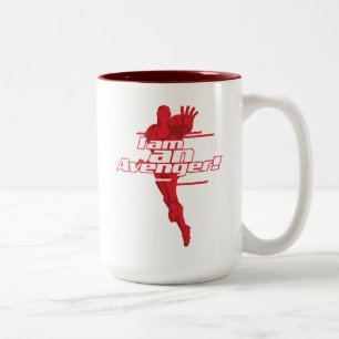 Avengers Classics Iron Man "I Am" Graphic Two-Tone Coffee Mug