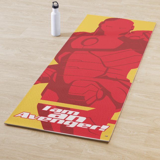 Avengers Classics | Iron Man "I Am" Graphic Yoga Mat (In Situ)