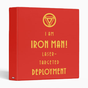 Avengers Classics   Iron Man Typography Binder