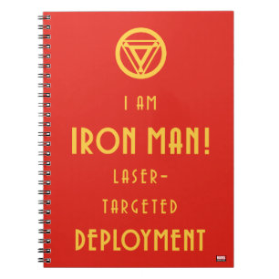 Avengers Classics Iron Man Typography Notebook