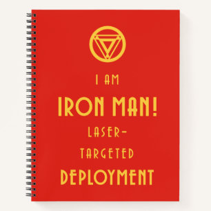 Avengers Classics Iron Man Typography Notebook