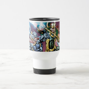 Avengers Classics Loki And Frost Giants Travel Mug