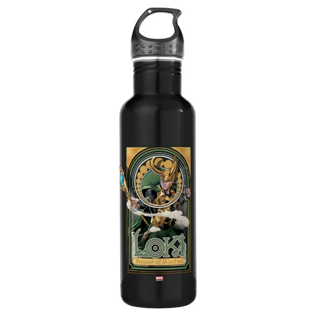 Avengers Classics | Loki: Master of Mischief 710 Ml Water Bottle (Front)