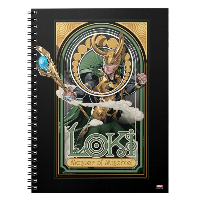 Avengers Classics | Loki: Master of Mischief Notebook (Front)