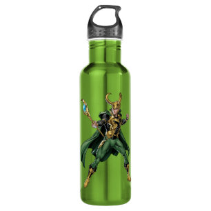 Avengers Classics Loki With Staff 710 Ml Water Bottle