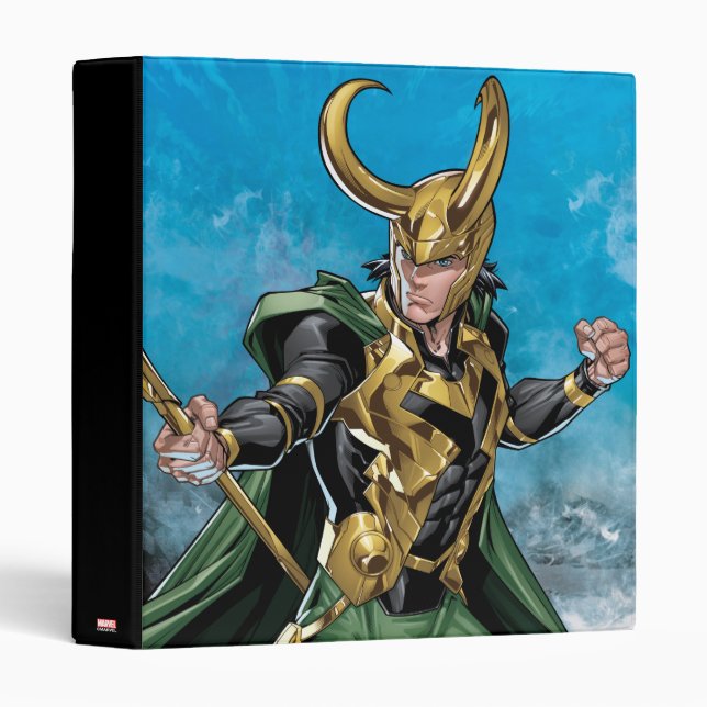 Avengers Classics | Loki With Staff Binder (Front/Spine)