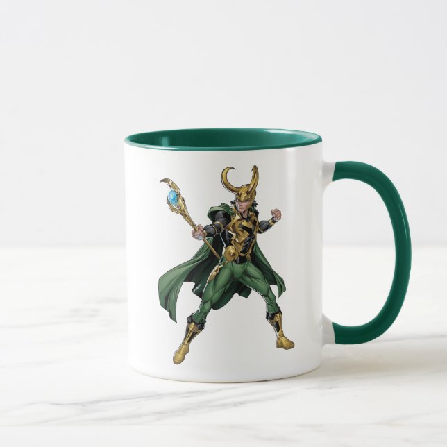 Avengers Classics | Loki With Staff Mug (Right)