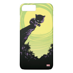 Avengers Classics   Mini Black Panther On Cliff Case-Mate iPhone Case