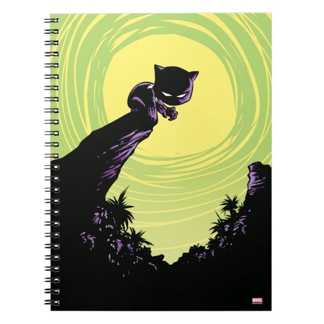 Avengers Classics | Mini Black Panther On Cliff Notebook (Front)