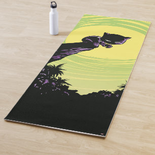 Avengers Classics Mini Black Panther On Cliff Yoga Mat