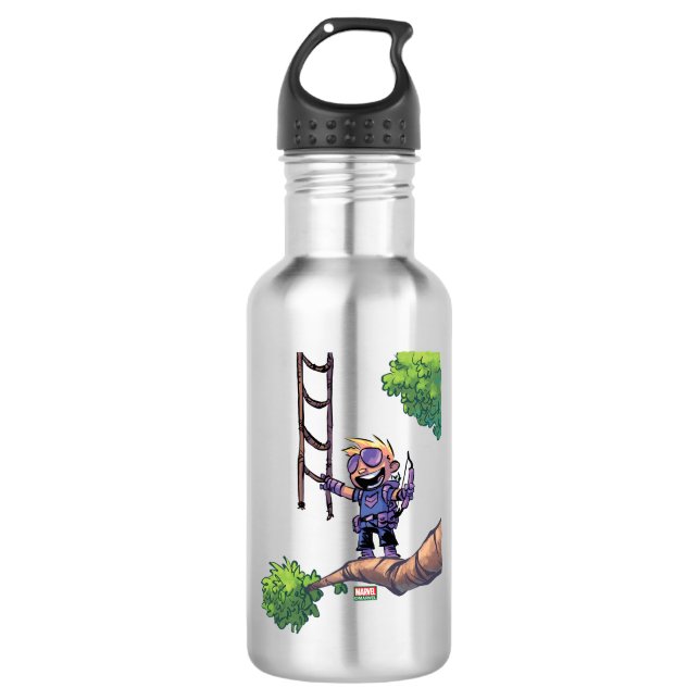 Avengers Classics | Mini Hawkeye In Tree 532 Ml Water Bottle (Front)