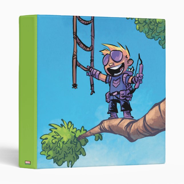 Avengers Classics | Mini Hawkeye In Tree Binder (Front/Spine)