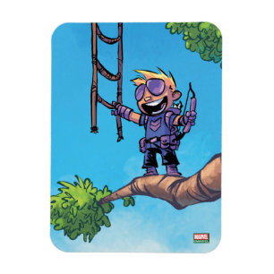 Avengers Classics Mini Hawkeye In Tree Magnet