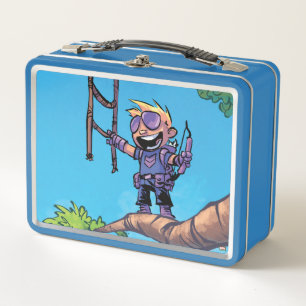 Avengers Classics Mini Hawkeye In Tree Metal Lunch Box