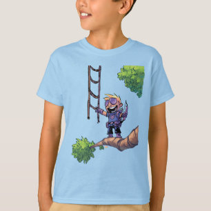 Avengers Classics   Mini Hawkeye In Tree T-Shirt