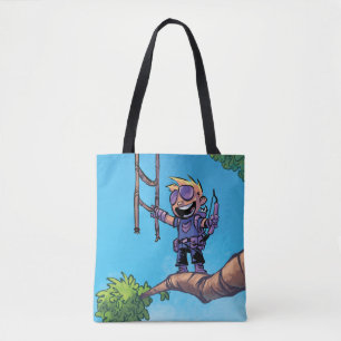 Avengers Classics Mini Hawkeye In Tree Tote Bag