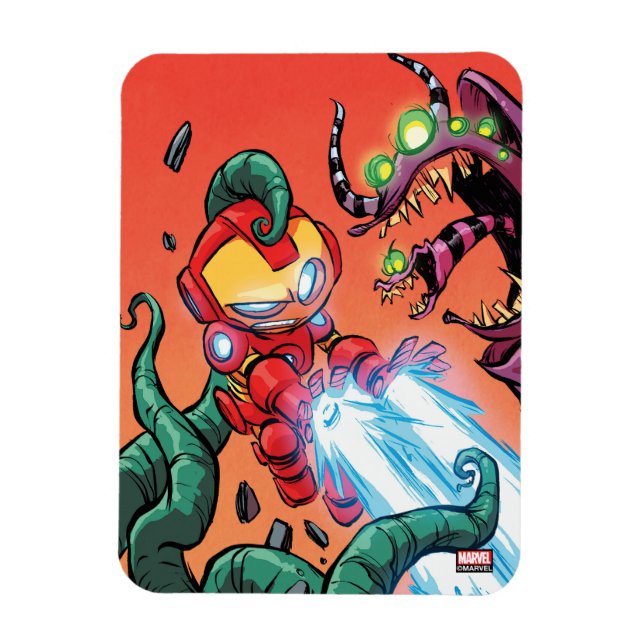 Avengers Classics | Mini Iron Man Blasting Monster Magnet (Vertical)
