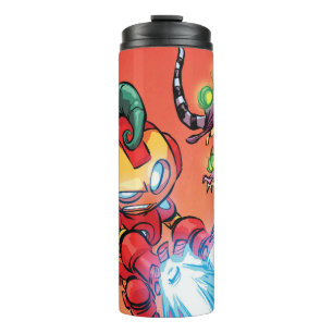 Avengers Classics   Mini Iron Man Blasting Monster Thermal Tumbler