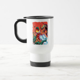 Avengers Classics Mini Iron Man Blasting Monster Travel Mug