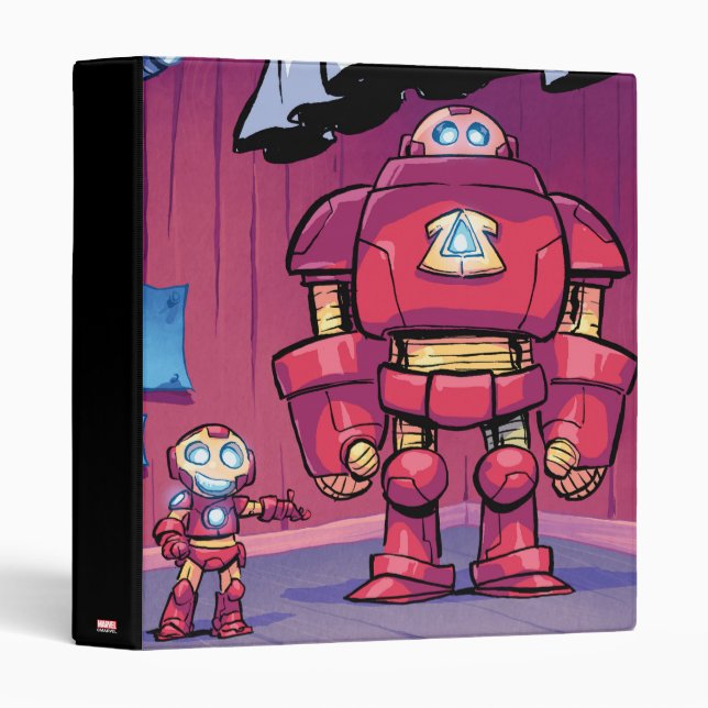 Avengers Classics | Mini Iron Man & Hulkbuster Binder (Front/Spine)