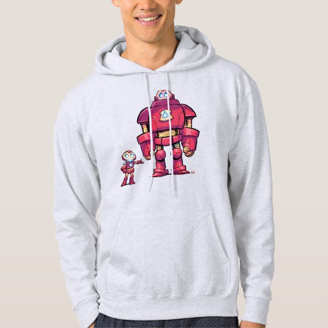 Avengers Classics | Mini Iron Man & Hulkbuster Hoodie (Front)
