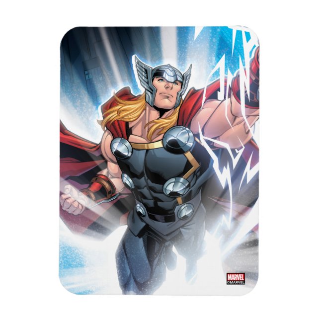 Avengers Classics | Mjolnir Channeling Lightning Magnet (Vertical)