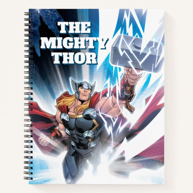 Avengers Classics | Mjolnir Channeling Lightning Notebook (Front)