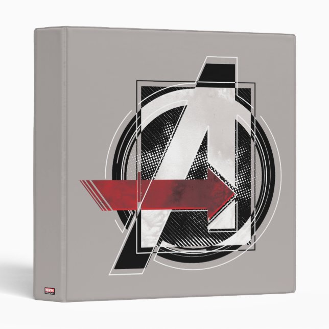 Avengers Classics | Negative Color Avengers Logo Binder (Front/Spine)