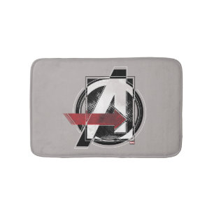 Avengers Classics   Negative Colour Avengers Logo Bath Mat
