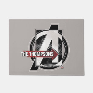 Avengers Classics Negative Colour Avengers Logo Doormat