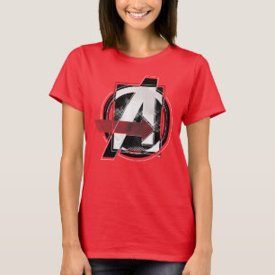 Avengers Classics   Negative Colour Avengers Logo T-Shirt