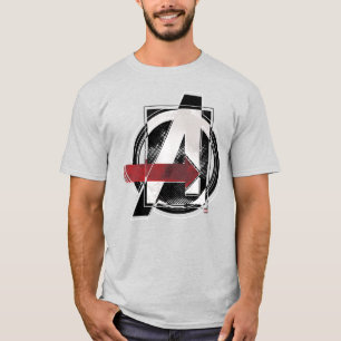 Avengers Classics   Negative Colour Avengers Logo T-Shirt